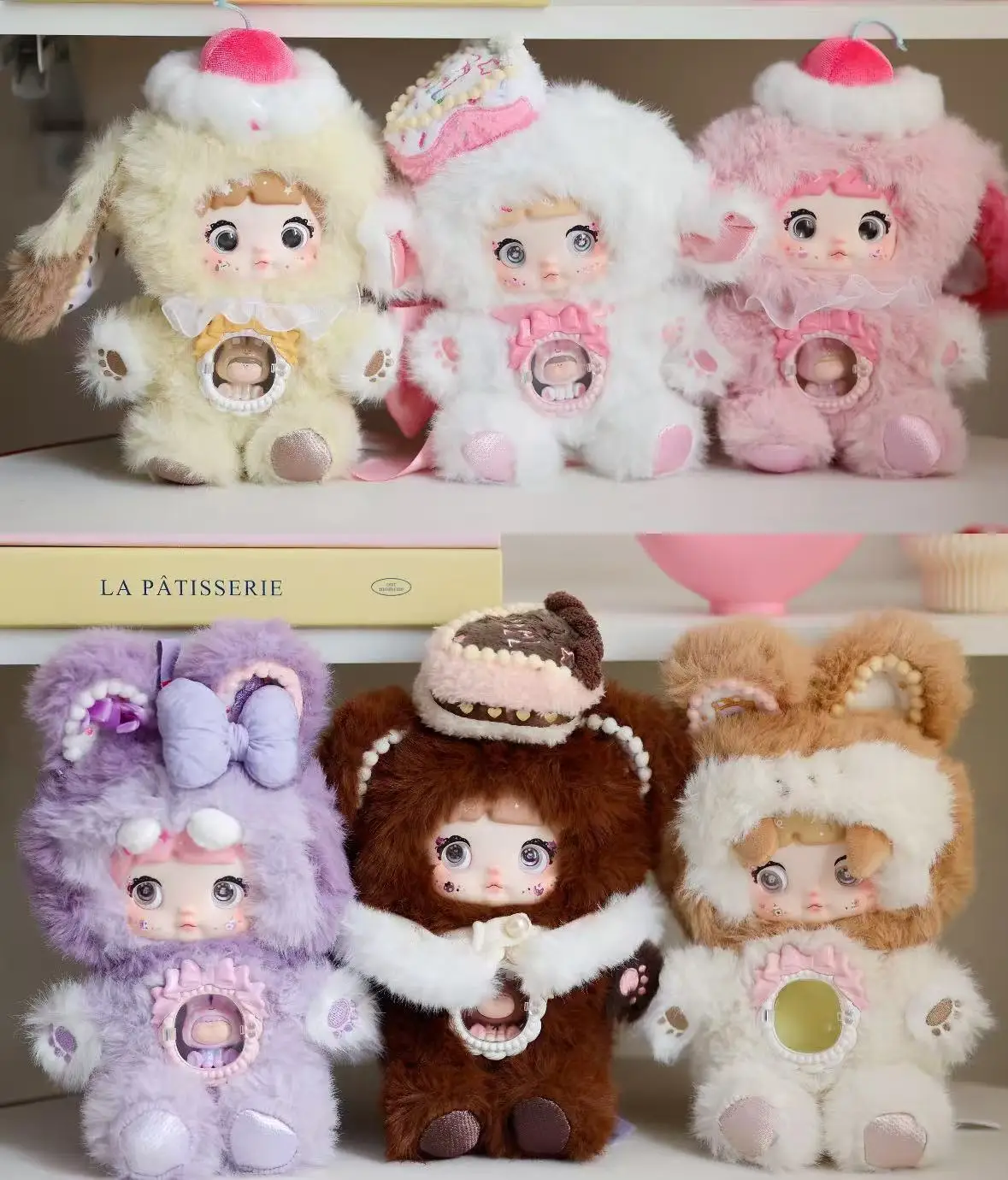 Amor de arroz glutinoso Nommi genuino/conejo de corazón dulce/previsión meteorológica/dulce 100%/caja de regalo ciega del mundo diferente