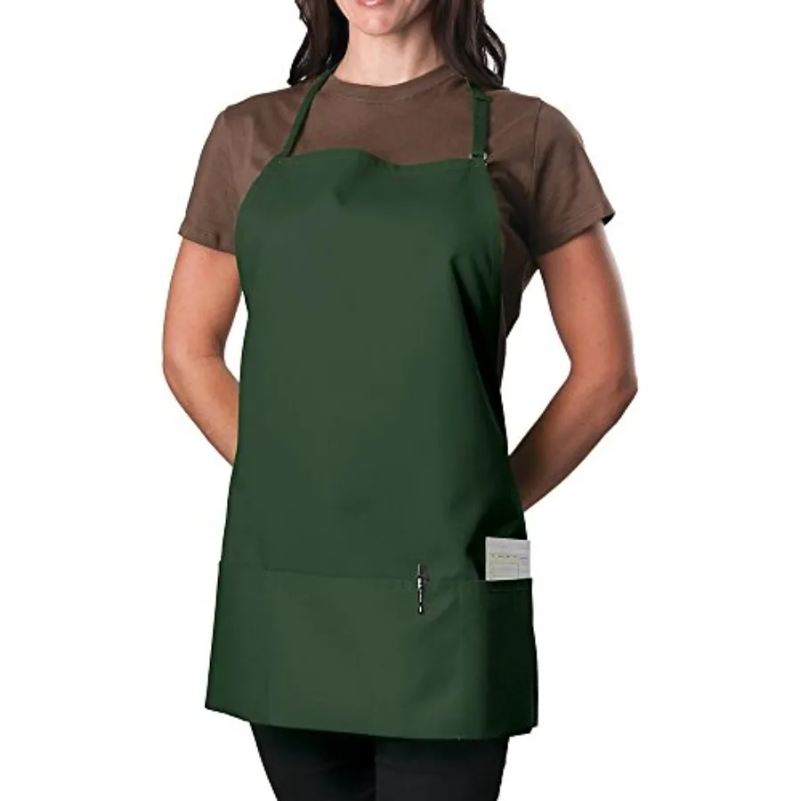

3 Pocket Adjustable Bib Apron for Men and Women - of