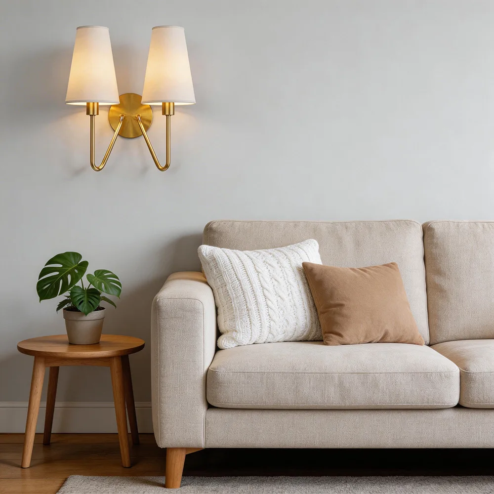 American Retro Fabric Chandelier E14 Industrial Metal