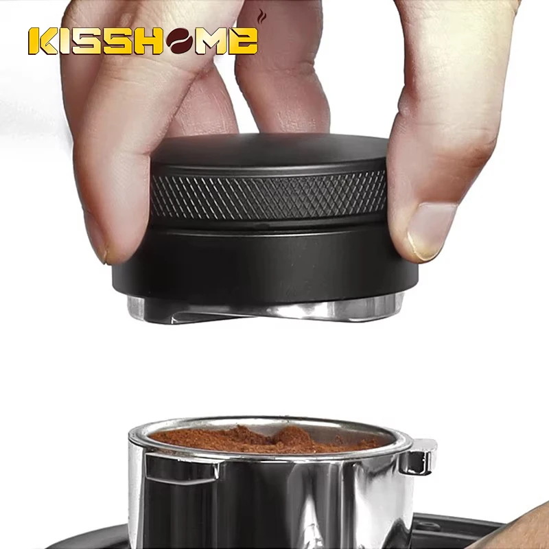 Kaffeeverteiler ABS Espresso-Verteilungswerkzeug Leveler Einstellbarer Tamper Passend für 51 mm 53 mm 58 mm Siebträger Barista-Zubehör