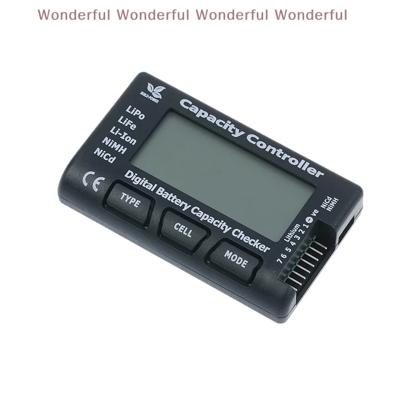 

High Precision 7-Point Battery Capacity Checker and Controller for LiPo and NiMH Cell Meters