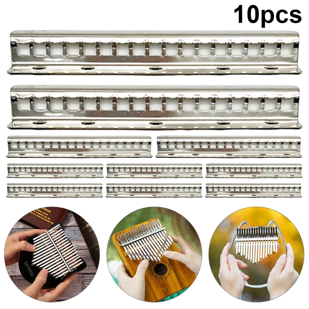 17 Keys Kalimba Bridge Saddle Metal Replacement Kalimba Bridge Rustproof DIY Replacement Parts Thumb Piano Accessories