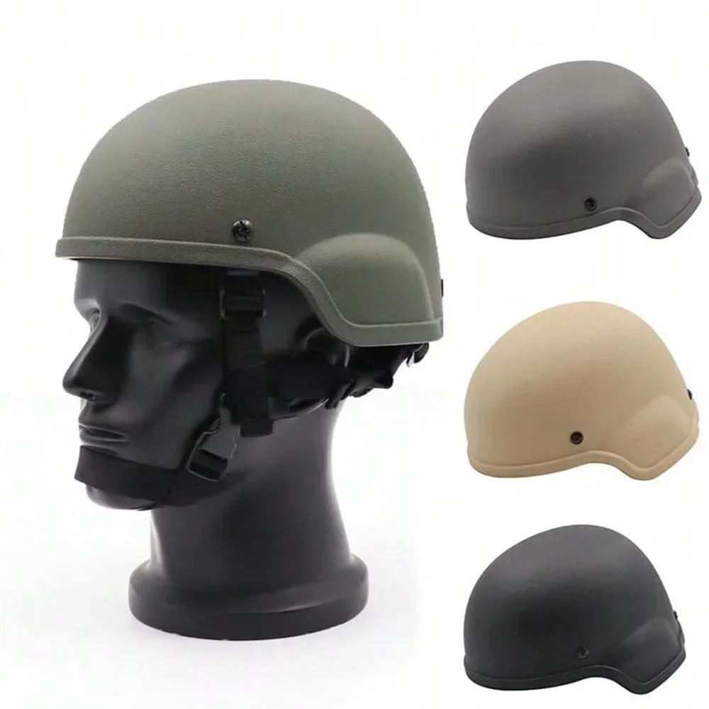 ACH MICH 2000 MICH2000 Helm Sederhana Pelindung Kepala Perlengkapan Pelindung Menembak Airsoft Mendaki Berburu Permainan Perang Tempur Bersepeda
