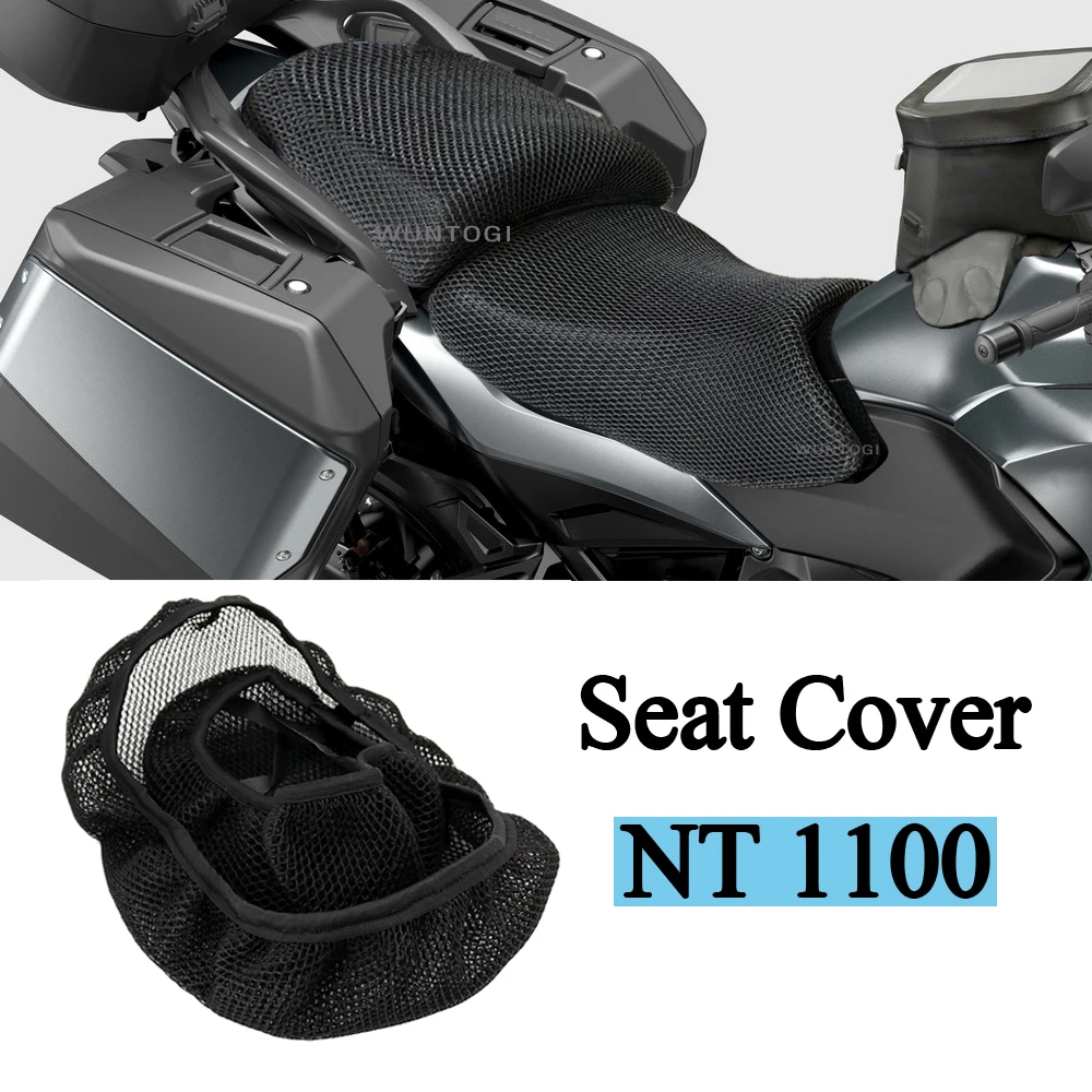 

NT1100 2022 2023 Motorcycle Seat Cover For Honda NT 1100 Insulation Protect Cushion NT-1100 Nylon Mesh Fabric Saddle Accessories