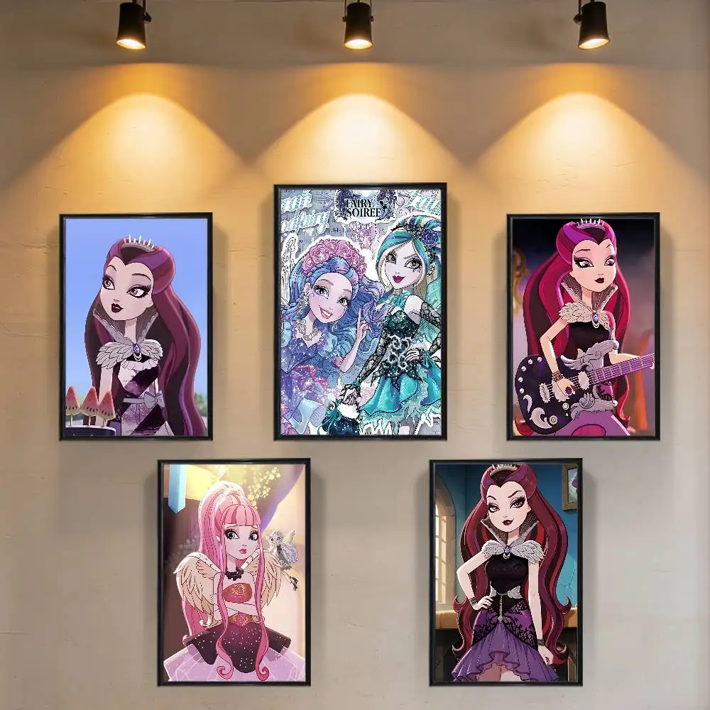 

Noble E-Ever After High Raven Poster Prints Wall Art Painting Picture Gift Living Room Bar Restaurant Dec Sticker Large