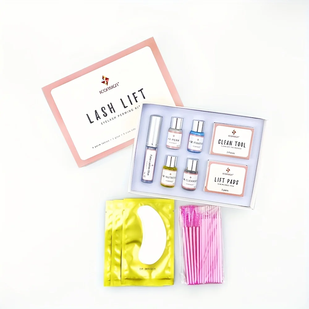 Kit professionale per sollevamento ciglia Lifiting, adatto per salone - riccioli di livello e effetti duraturi - Regalo di compleanno perfetto per le donne