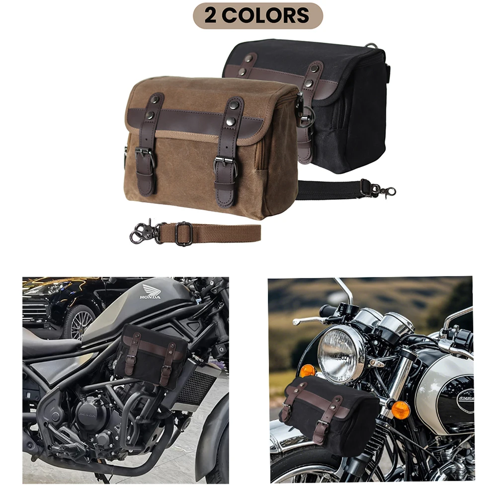 Motorcycle Side Bag For Bmw Suzuki Honda Yamaha Waterproof Travel Luggage Bag Moto Retro Bag Motorcycle Bike Tool Bag