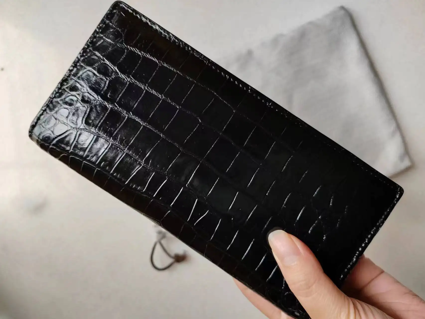 2023 New Designer Luxury Crocodile Leather Men Wallets Business Genuine Leather Man Money Bag High Grade Card Holder Purse 45