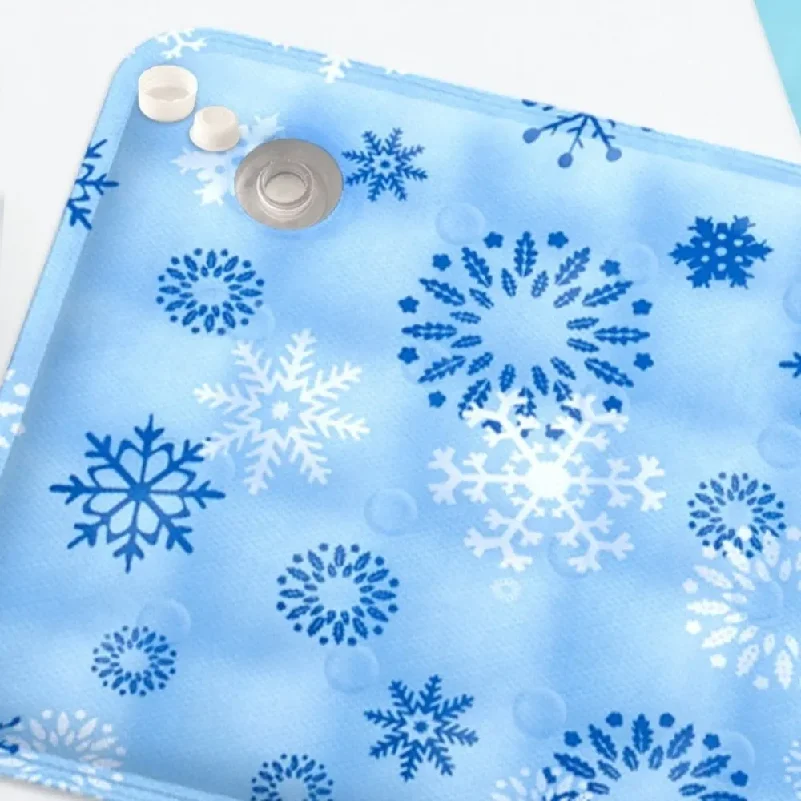 Floor Mat Cool Pet Cooling Mat Ice Gel Self Added Water Dog Cold Bed Mat Portable Durable Pet Ice Cushion For Small Big Dogs