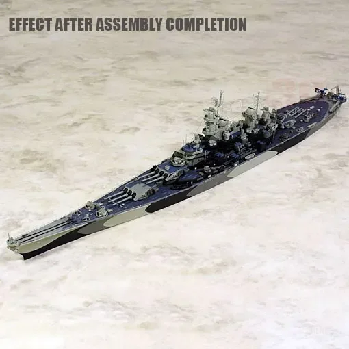 Kit de modelo de montagem TAMIYA 31613 USS Missouri Battleship 1/700