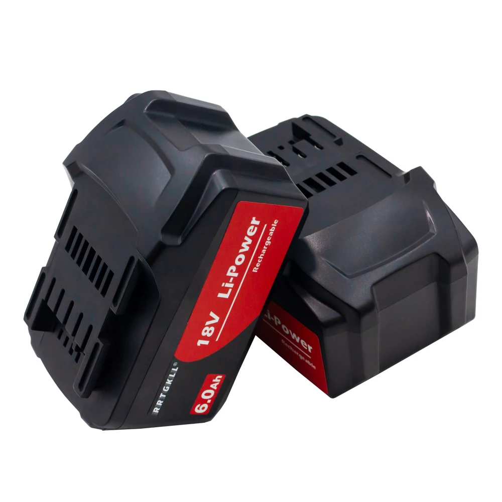 18V 6.0Ah Battery for Metabo Cordless Power Tool Drill Drivers Wrench Hammers for Metabo Li-power Plus, Li-power Extreme