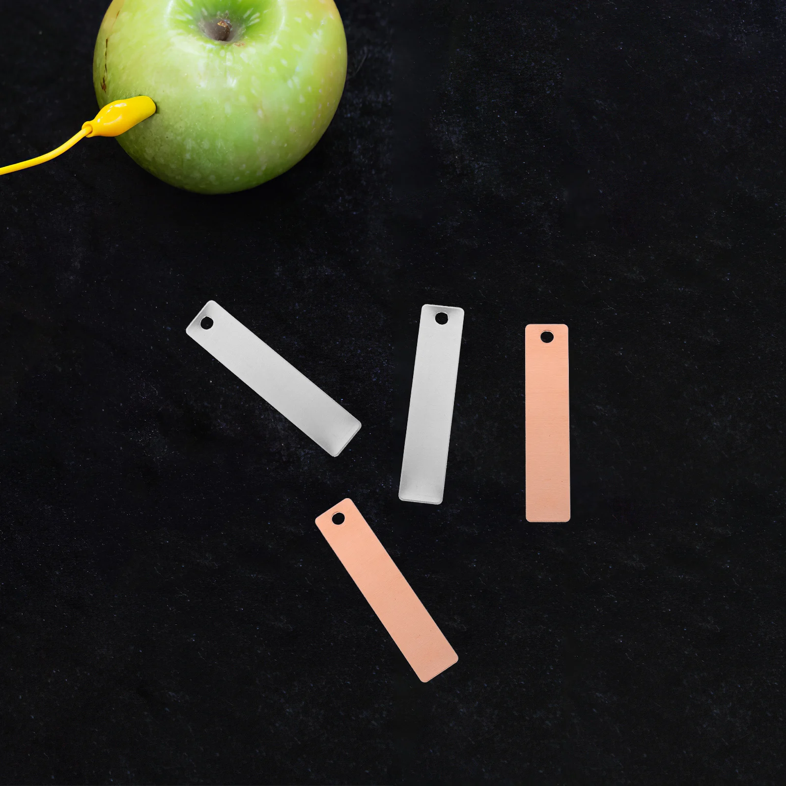 

1 set Copper Zinc Electrode Strips for DIY Fruit Experiments Science Supplies Copper Zinc Plates Tools Parts