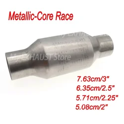 Convertitore catalitico da corsa metallico-Core ad alto flusso da 2 