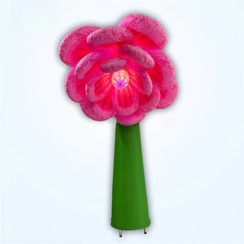 Giant inflatable hanging led flower decoration inflatable activity ornament