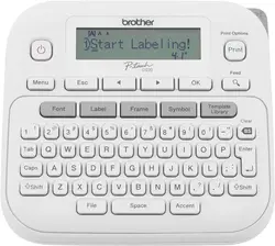 Brother PT-D220 P-Touch Label Maker QWERTY Keyboard 25 Pre-Set Label Templates Thermal Label Memory machine for Home & Office