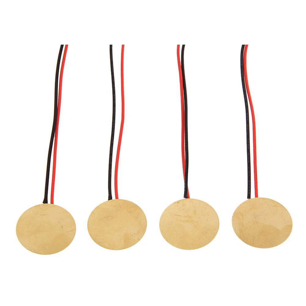 Dischi piezoelettrici da 12 pezzi da 27mm con conduttori Mic Drum Trigger Pickup acustico chitarra CBG