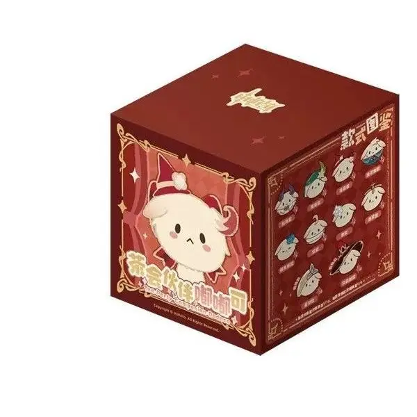 Genuine Genshin Impact Tea Party Companion Dodoco Plush Blind Box Cute Plushie Keychain Bag Decoration Gift for Girls Pre-order - view 6
