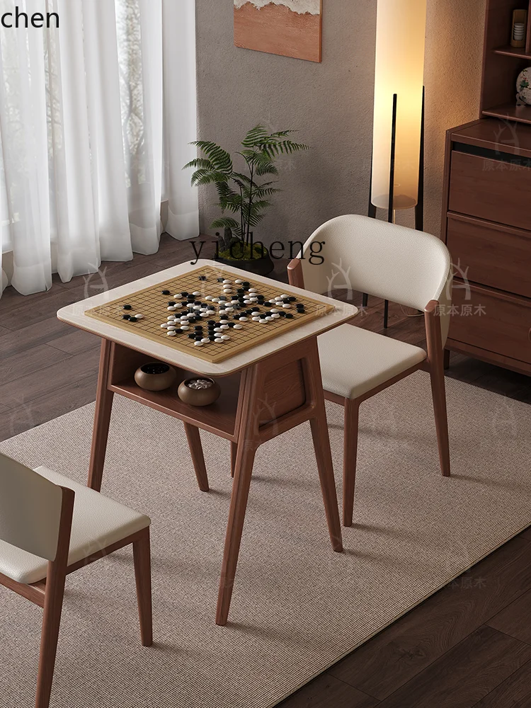 Hxl log varanda mesa de chá mesa de chá do agregado familiar pequena sala de estar lazer mesa de madeira maciça e cadeira grupo