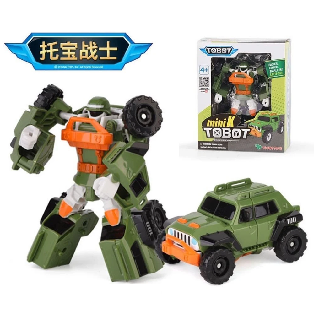 Korea Tobot Transformation Robot Toys Anime Cartoon Brothers Tobot Deformation Car Action Figure Large Vehicle For Child Gifts