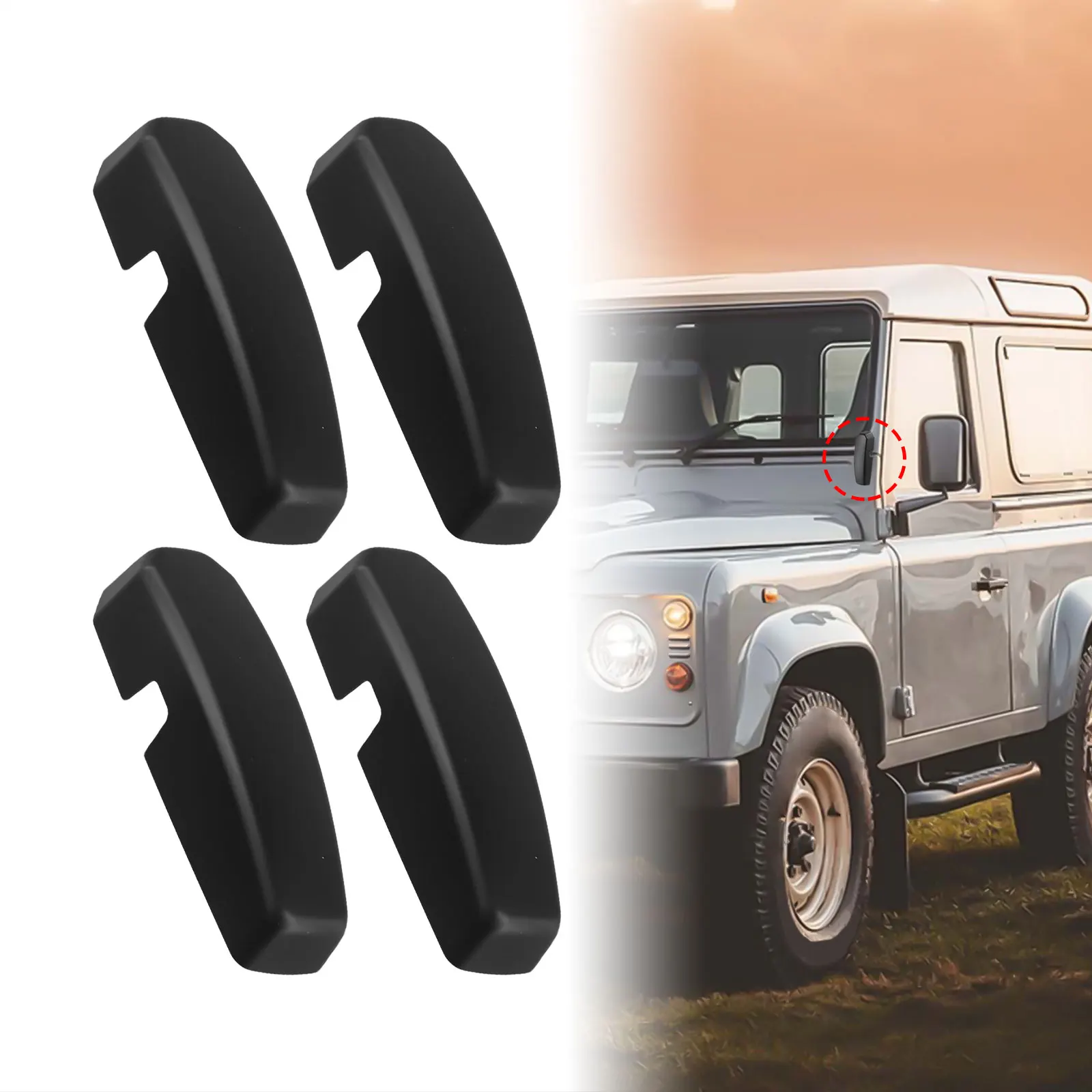 

Кронштейн для крепления ветрового стекла Defender SVX, накладки на кронштейны для ветрового стекла, кронштейн из АБС-пластика для Defender SVX