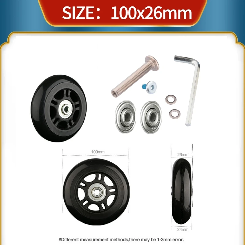 

Trolley Case Wheel Replacement Universal Roller Ring Suitcase Travel Luggage Universal Wheel Accessories Replacement Casters