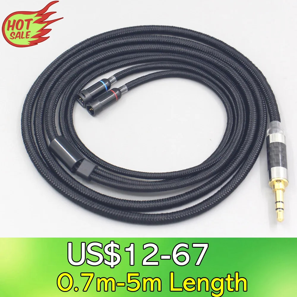 

2.5mm XLR 4.4mm Super Soft Headphone Nylon OFC Cable For Sennheiser IE8 IE8i IE80 IE80s Metal Pin LN007552