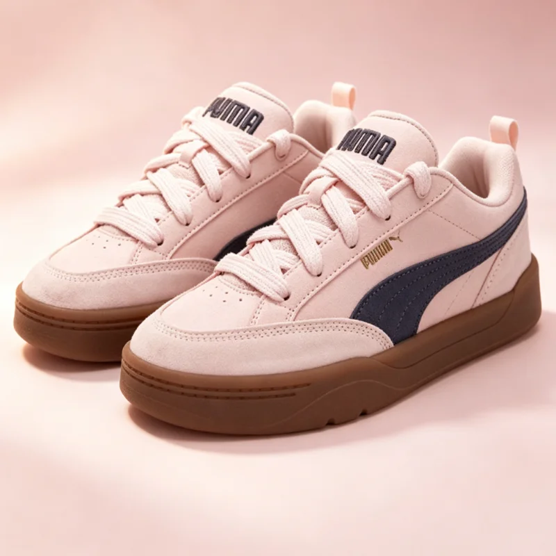 

Light Pink Navy Puma Suede Skate Shoes Men Women Gum Sole Retro Minimalist Casual Flat Trainers For Ladies Daily Outfit
