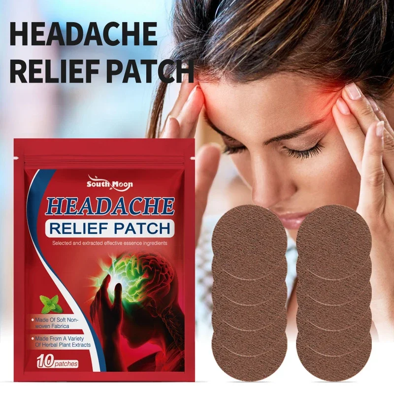 Patch médical anti-migraine, 10 pièces, pour sauna, maux, instituts, maladie, étourdissements, aide à dormir, relaxation, soins de la tête