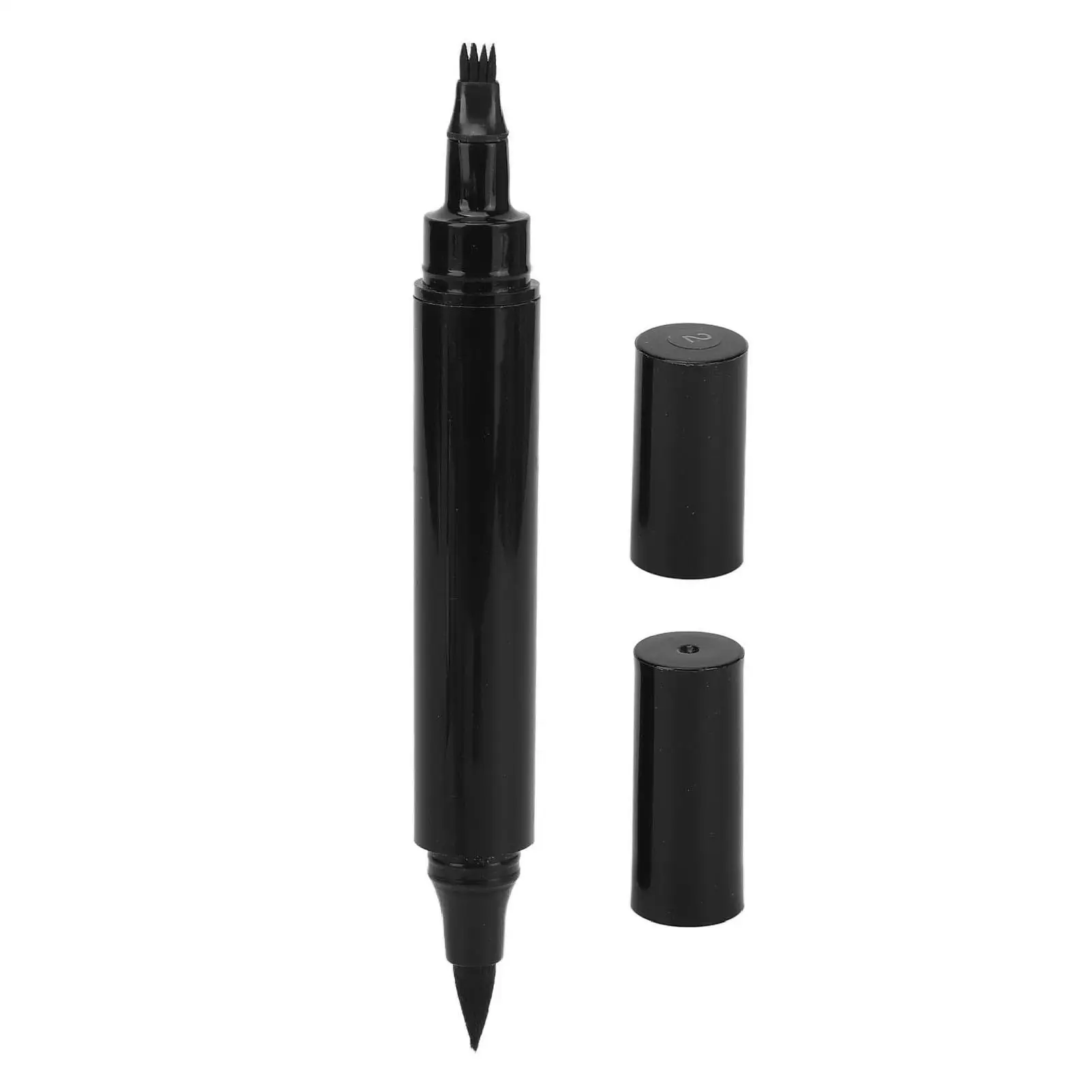 

Beard Styling Pen Waterproof Dual Ended Filler Pencil for men Dark Brown Lasting Shape Repair 4 Tip Fork