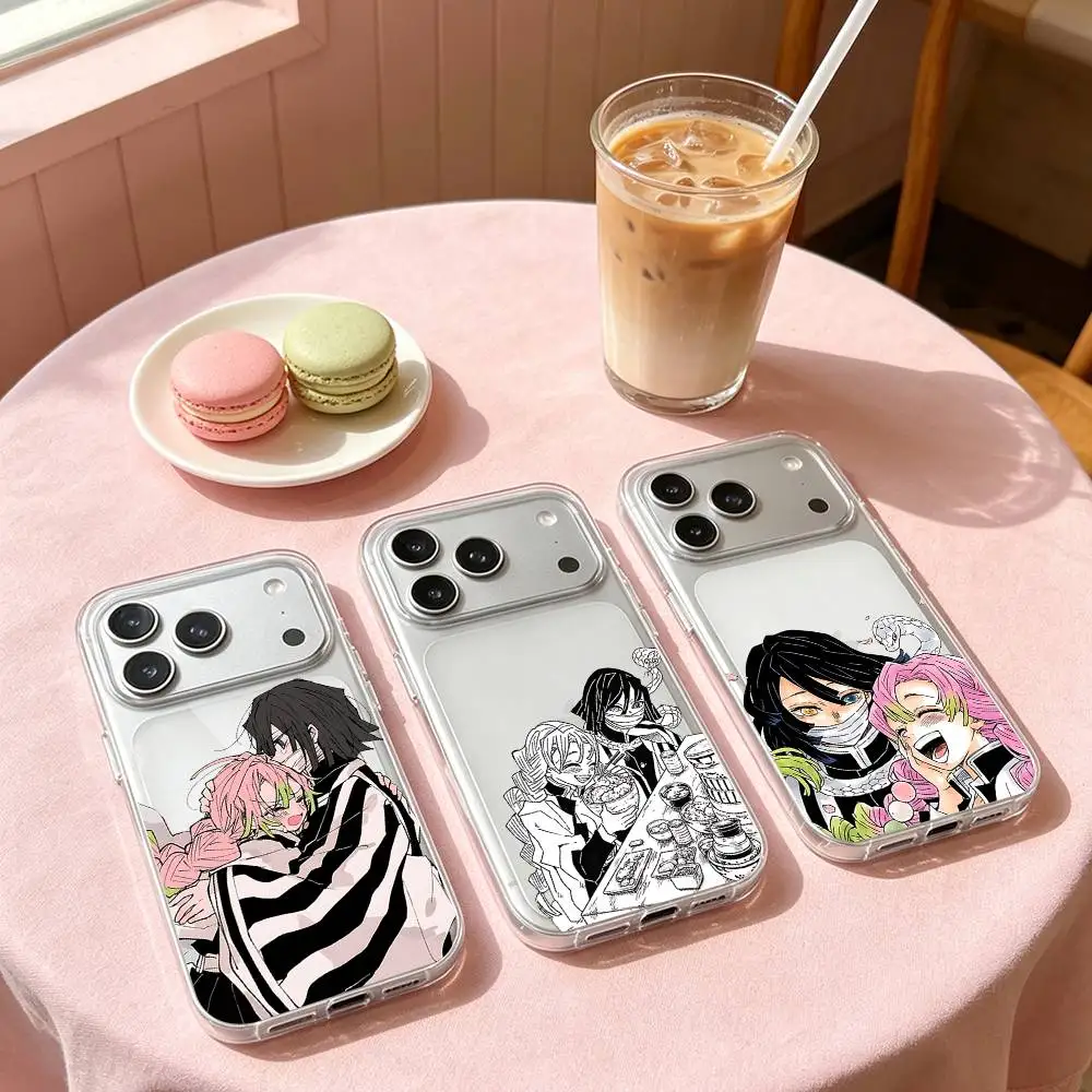 Funda Transparente para Teléfono K-Kan-rojis y I-lguros, Compatible con iPhone 17/16/15/11/13/14 Pro Max Plus/X/Xr/Xs Max/12mini Air