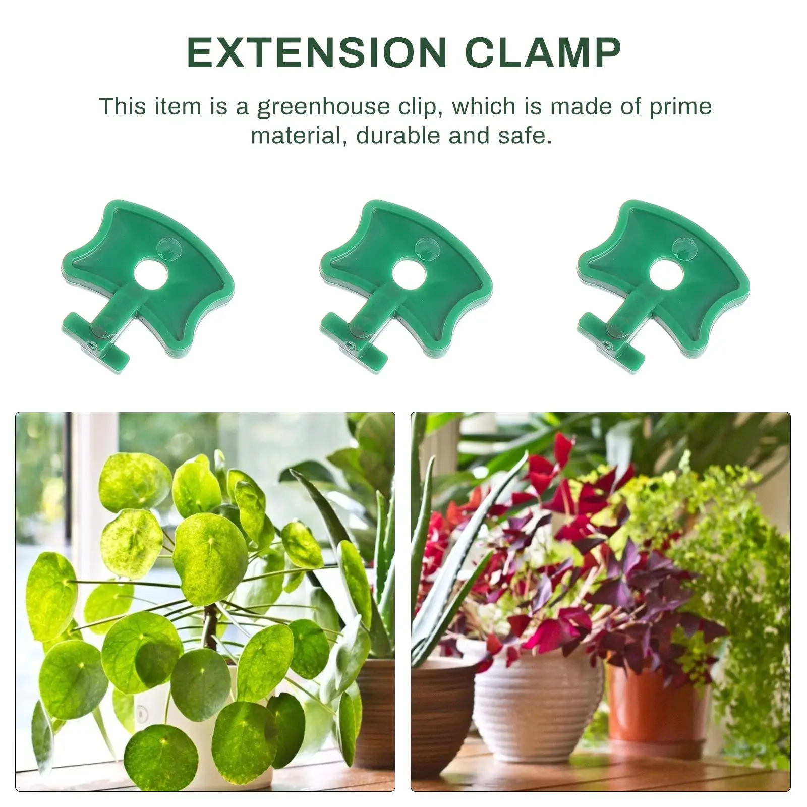 250 Pcs Plastic Clips for Greenhouse Durable Reusable Attach Strings Plant Climbing Garden Accessories Sail Net Clamp Hook