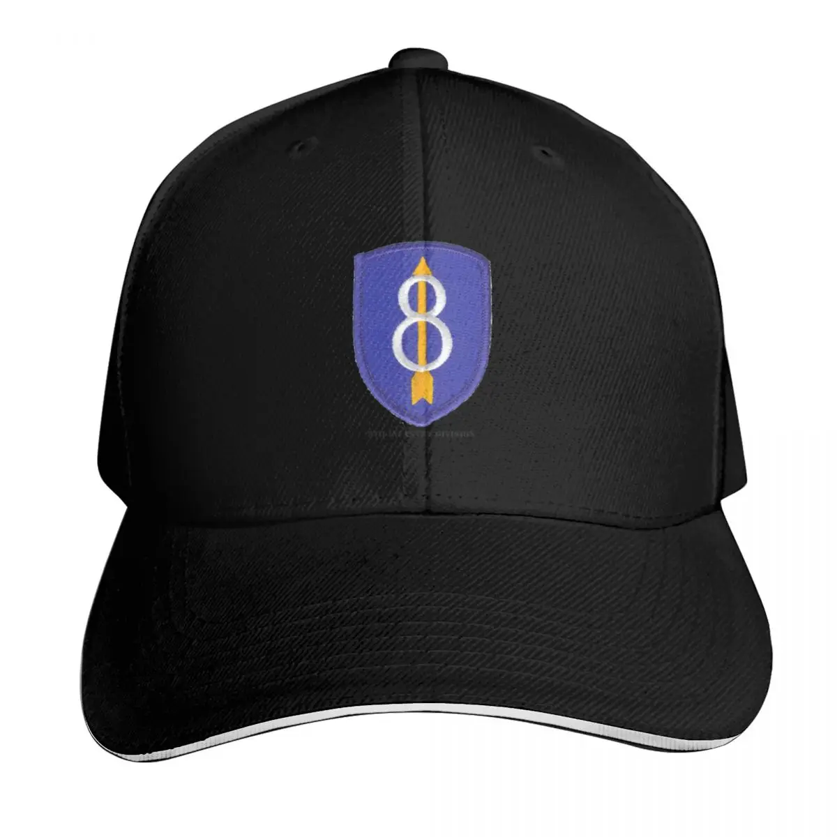 8TH INFANTRY DIVISION Baseball Cap Lightweight Packable Gift for Him Her Casual Daily Wear