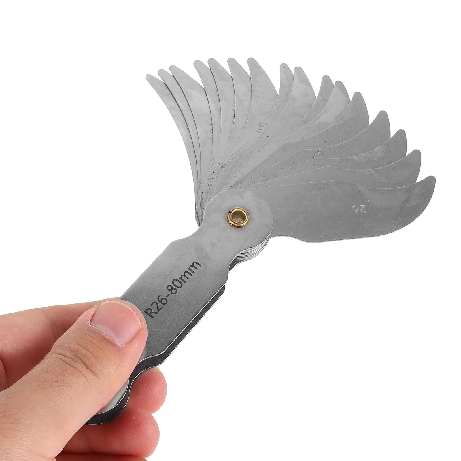 

User Friendly Radius Measuring Tool with Wide Applicability for Professionals and Beginners Metal Measuring Tool