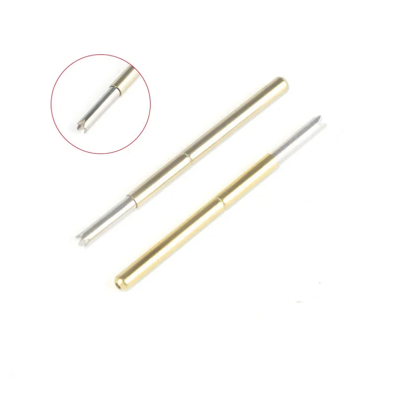 100PCS/package P125-Q1 Four-tooth Plum Blossom Probe 2.02mm Spring Test Pin for ICT Test