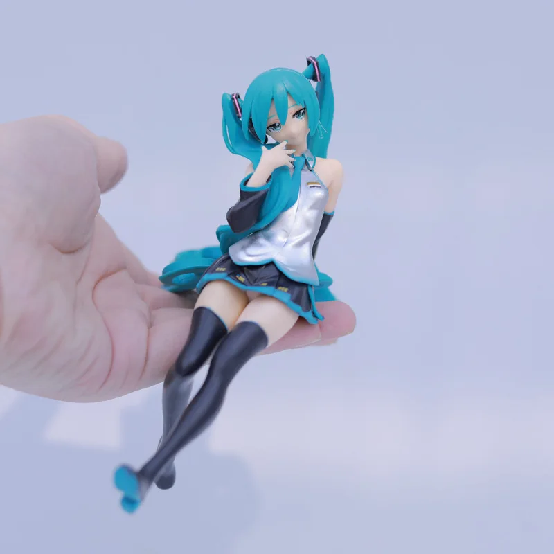 14CM 2024 nowe Anime Hatsune Miku kawaii PVC model figurki zabawki lalki zbierania prasowanego makaronu piankowego ozdoby samochodowe prezenty