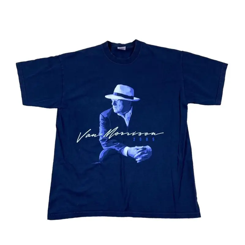 Van Morrison 2005 Official Tour T Shirt Size M Black