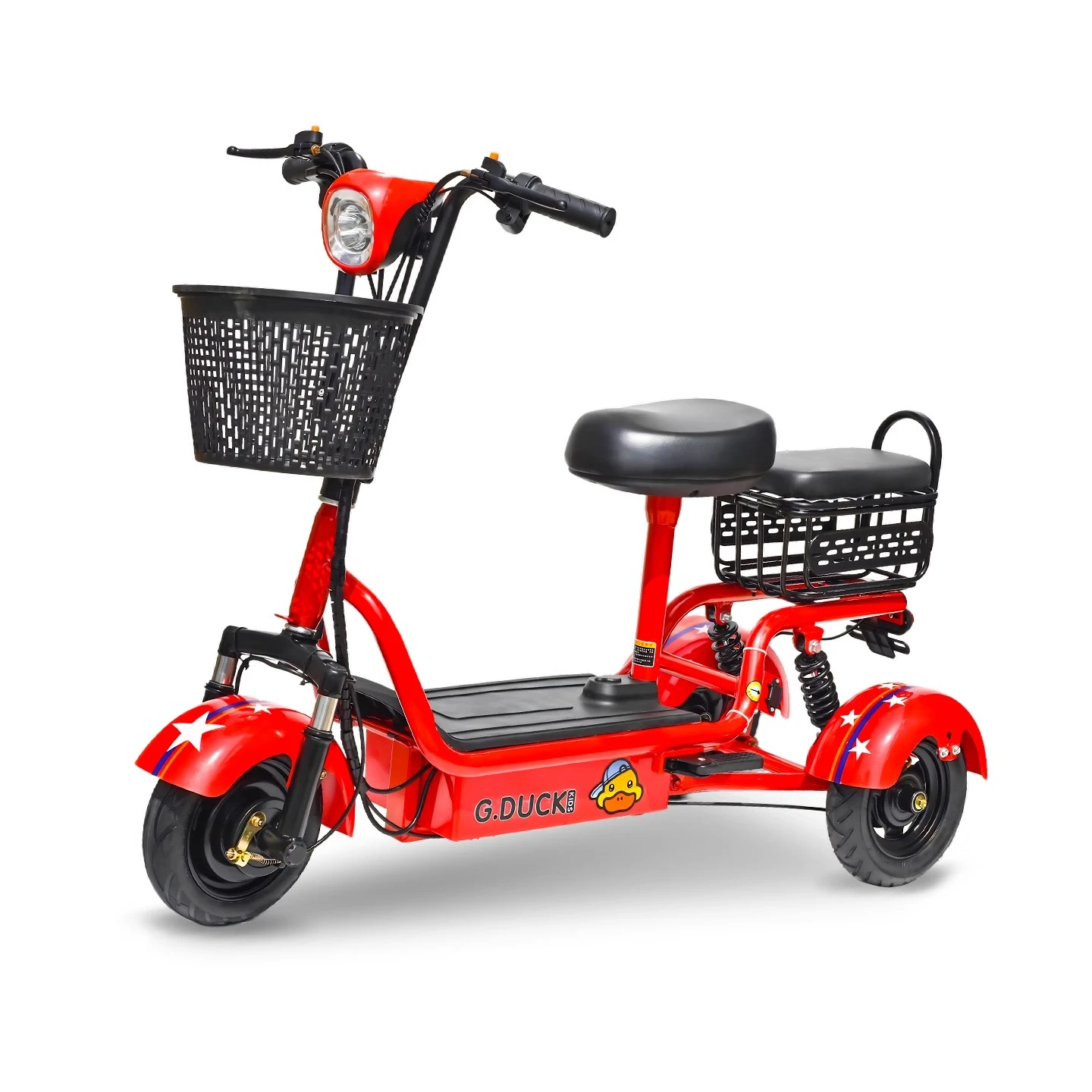 new Little Duck Compact Foldable Electric Bicycle - For Women (Kid Drop-off) & Elderly Mobility (Suitable for Students)