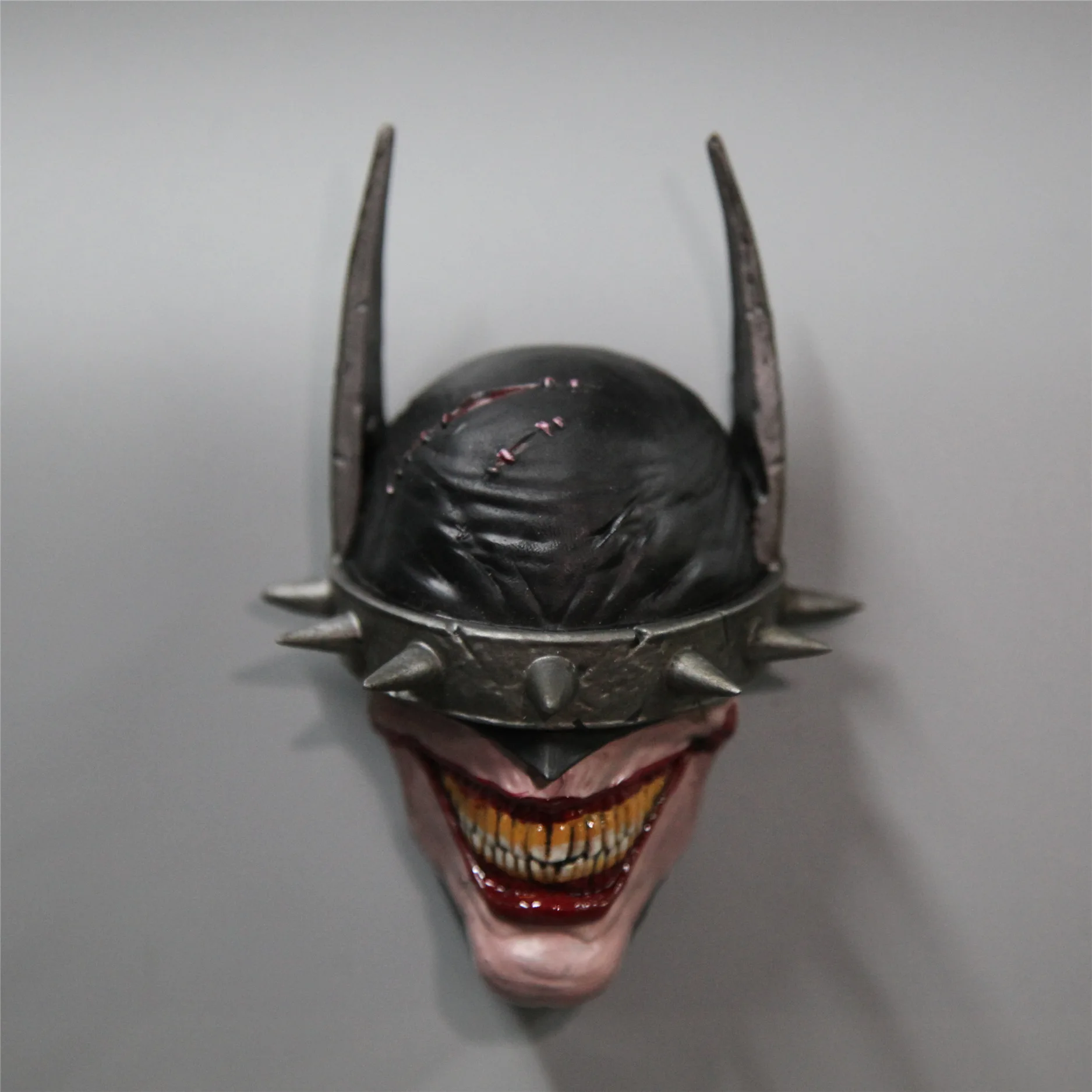 1:4 New Unisex Adult Joker The DarkKnight Resin Magent Cosplay Costume Headgear Resin Face Decoration for Halloween Party view 3