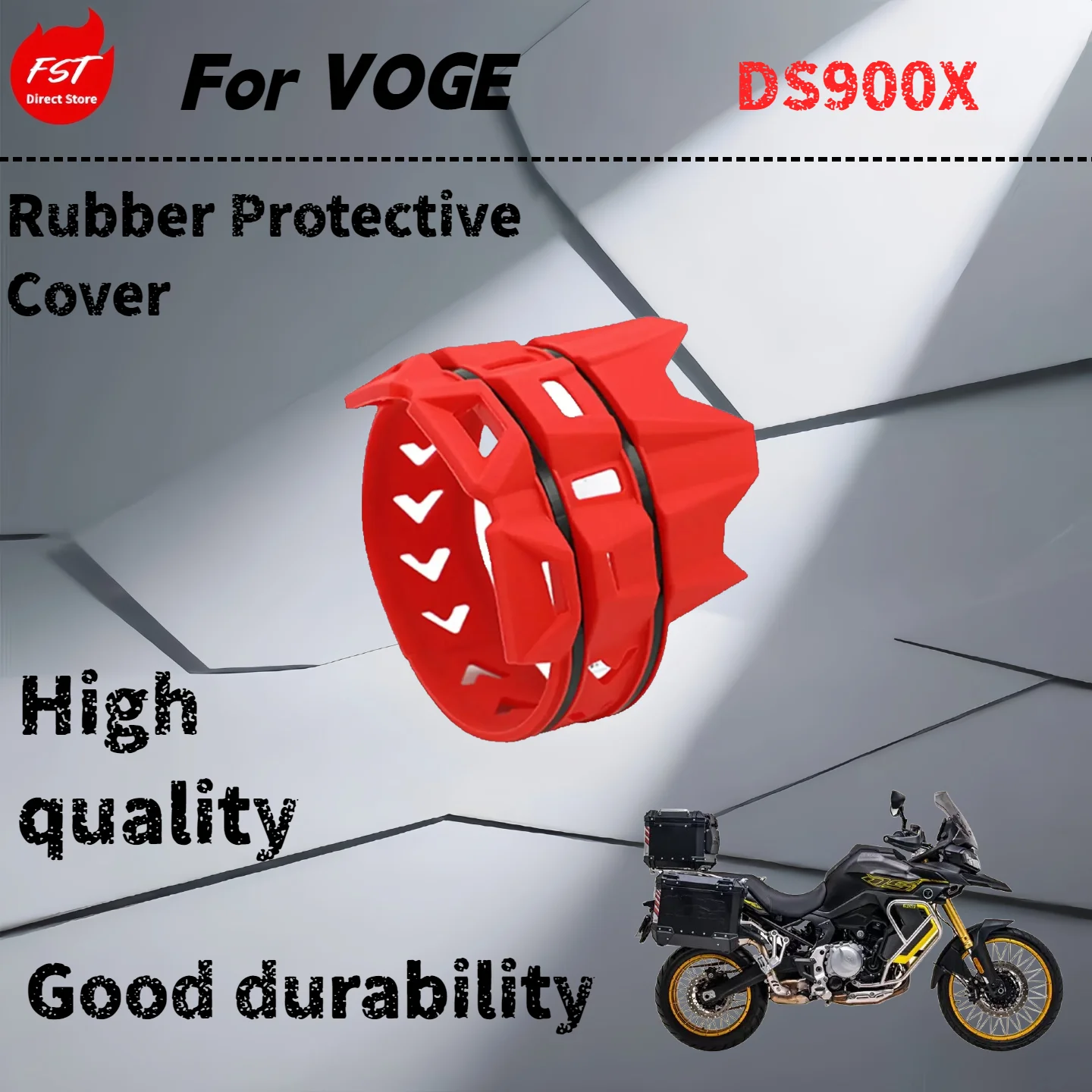 

For VOGE DS900X exhaust pipe muffler anti-scalding ring tail throat protection ring protective cover insulation tape