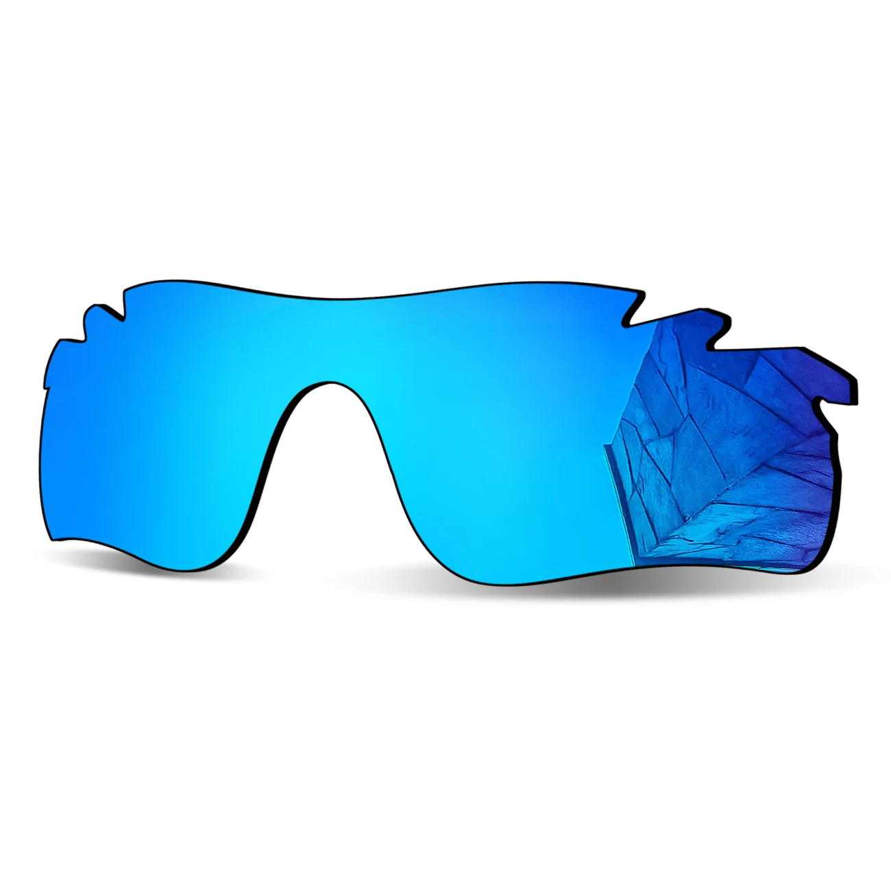 عدسات بديلة متوافقة مع نظارات Oakley RadarLock Path ذات فتحات تهوية Asian Fit OO9206 الشمسية - حماية من الأشعة فوق البنفسجية بنسبة 100% ومستقطبة #2