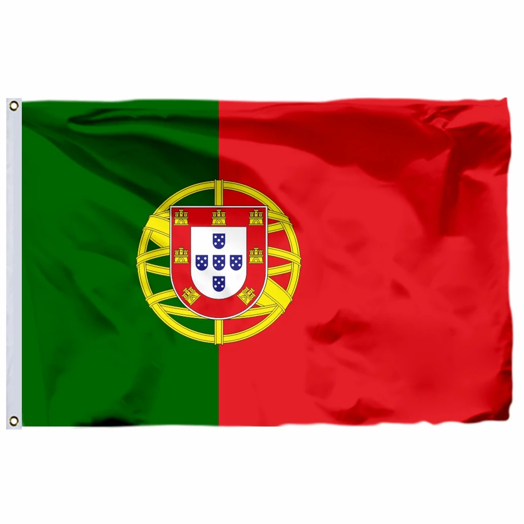 

Portugal Portuguese Flag 120 x 180 cm 100D Polyester Large Big Flags And Banners National Flag Country Banner