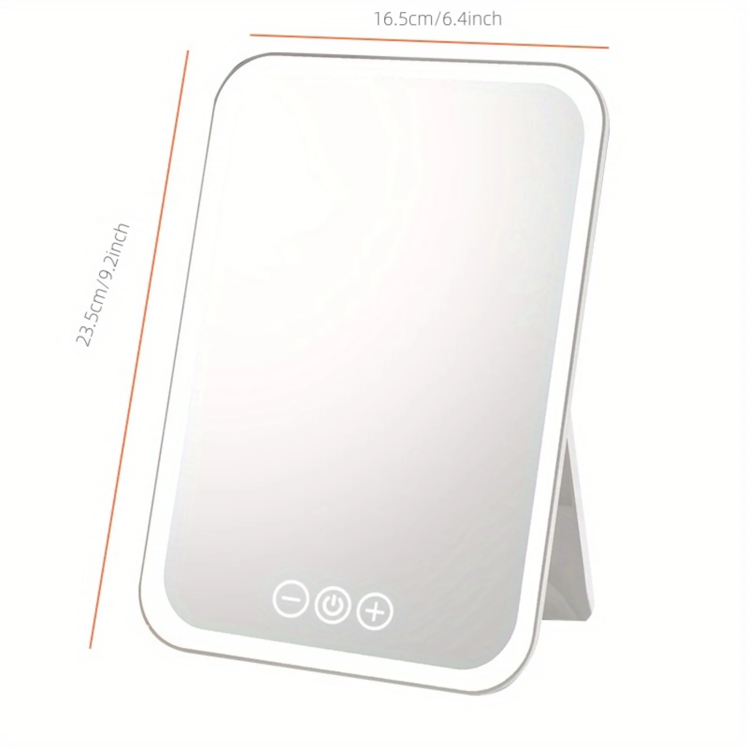 Portable Fill Light Mirror for Internet Celebrities - Foldable, Rechargeable,  Control Beauty Mirror