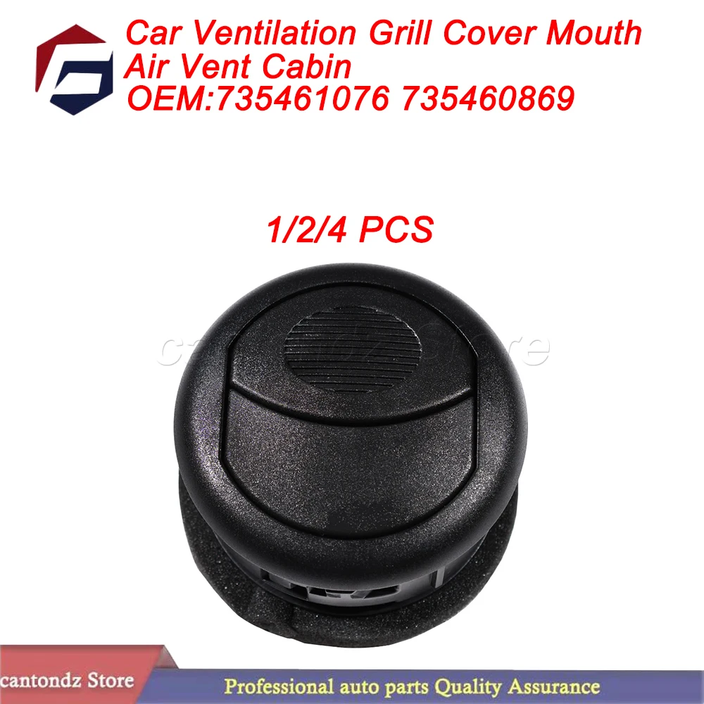 735461076 735460869 Car Ventilation Grill Cover Mouth Air Vent Cabin For Fiat Fiorino Citroen Nemo Peugeot Bipper