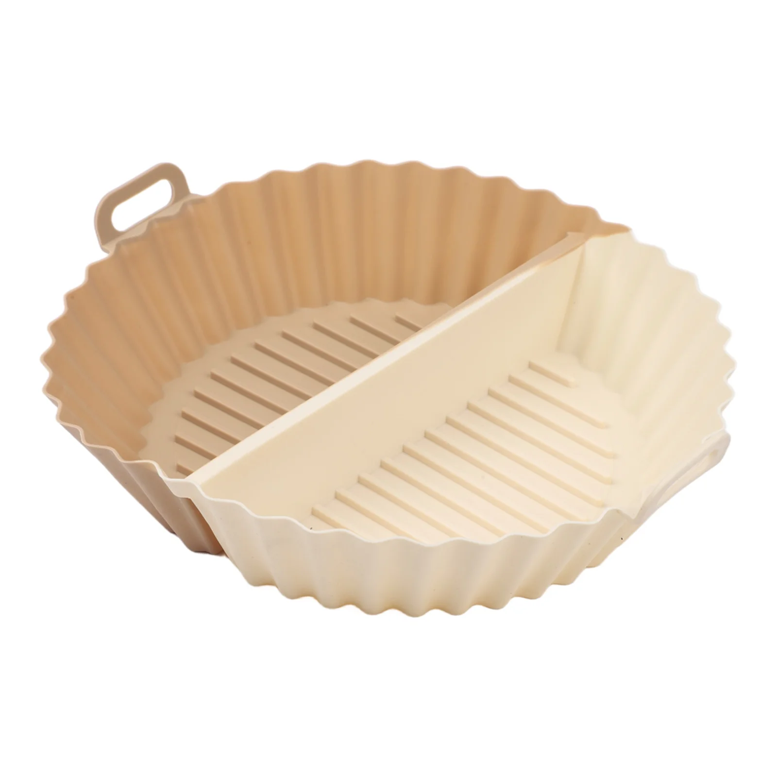 For Air Fryer Multifunctional Silicone Tray High-Temperature Bakeware Baking Delicacies As Shown Double-Piece Partition