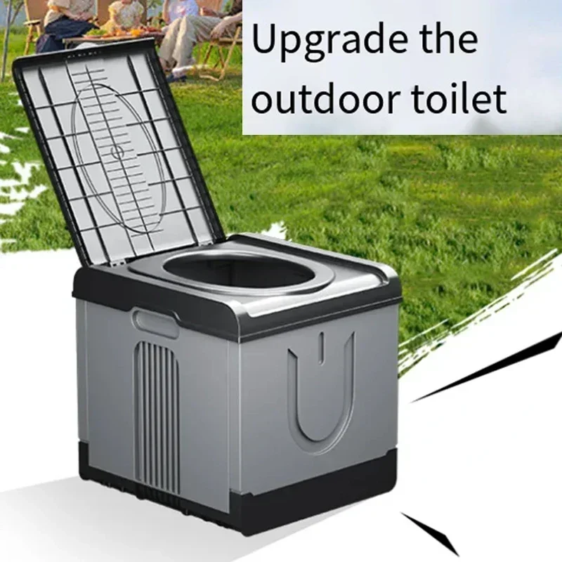 

Outdoor Toilet Folding Toilet Car Portable Collapsible Big Toilet Self-driving Emergency Mobile Camping Toilets Adults Elderly