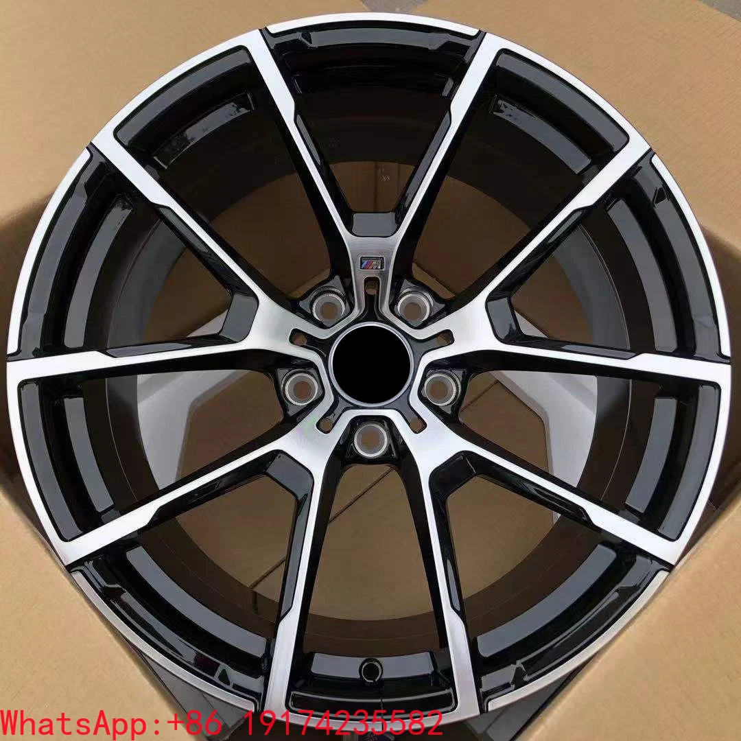 

20 21 22 Inch Classic Style Car Wheels Silver Alloy Rims Rear 20X8.5 Front 20X9.5 Et30 Pcd5X120 Cb72.6 for Bm Series