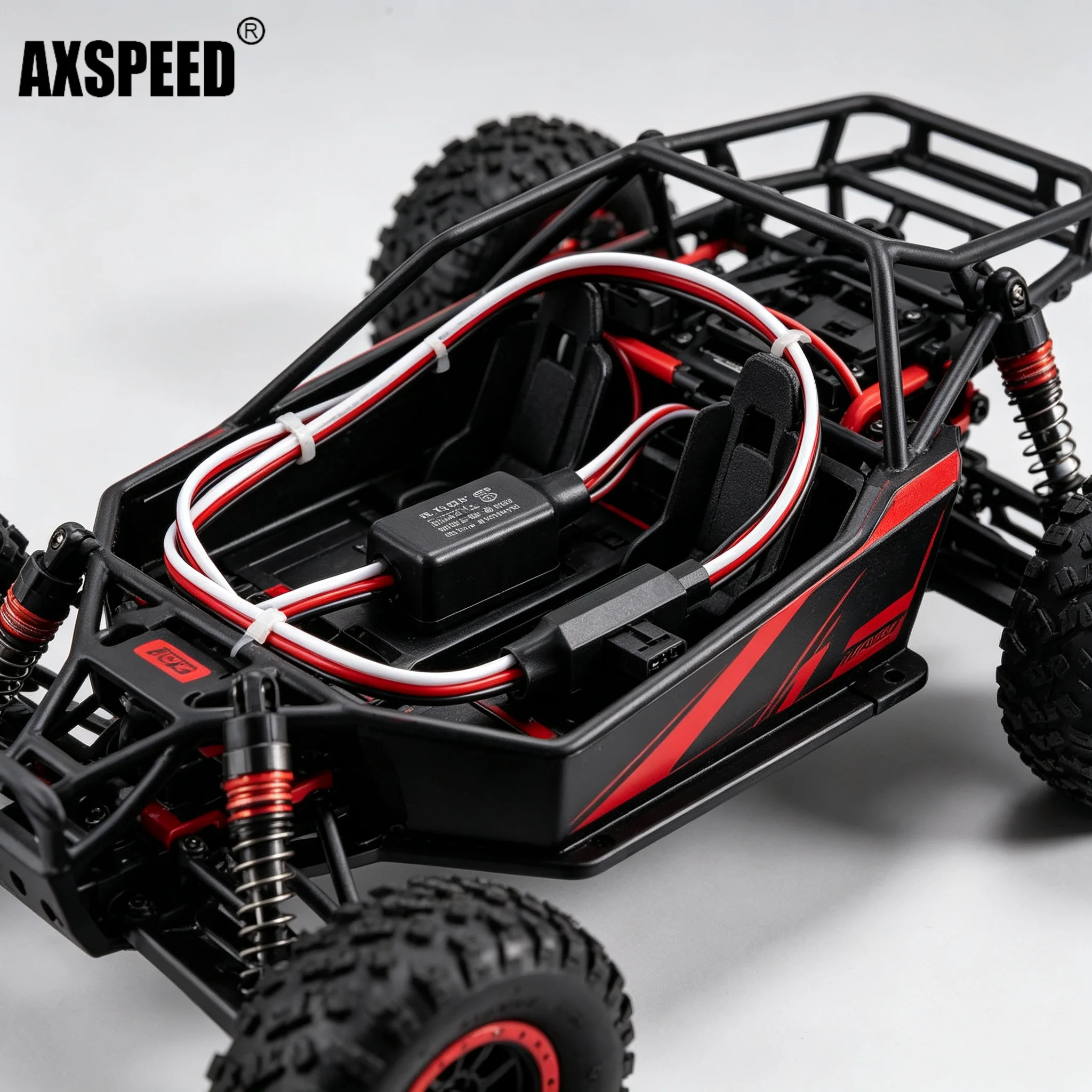 AXSPEED Universal RC 5V Step‑Down Buck Module RC LED Light Group Power Supply RC Model Car Upgrade Parts