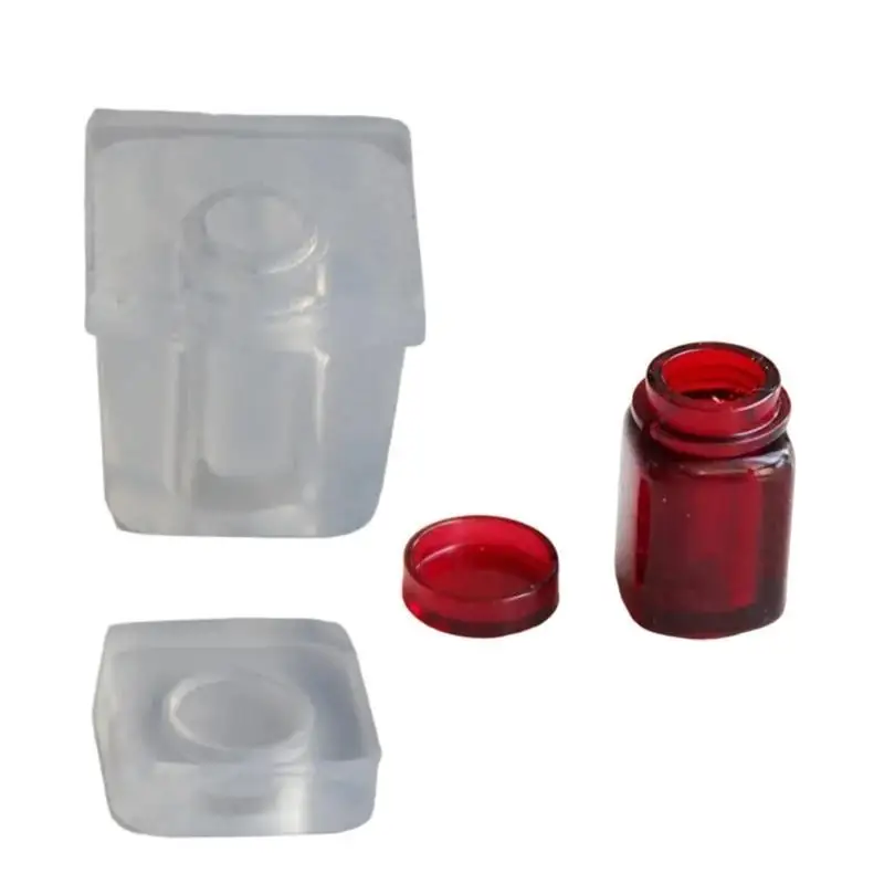 A52E Premium Silicone Bottle Mold Reusable And Heat Resistant Perfect For DIY Projects Like Mini Vases Or Fragrances Bottles