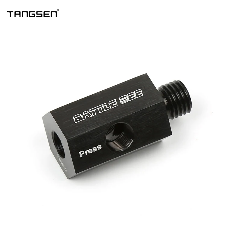 Car Modification Sandwich Guage Adapter Oil Temp Oil Pressure Gauge Sensor Plate Adapter For BMW N20 Engine