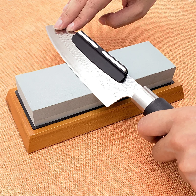 Afilador de cuchillos profesional, guía angular de plástico, piedra de afilar, herramientas de cocina, hoja afilada, accesorios de diamante